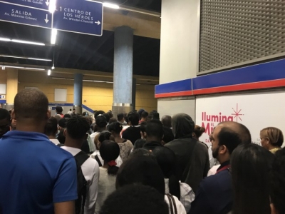 Piden excusas a usuarios del Metro se Santo Domingo por los inconvenientes ocasionados.